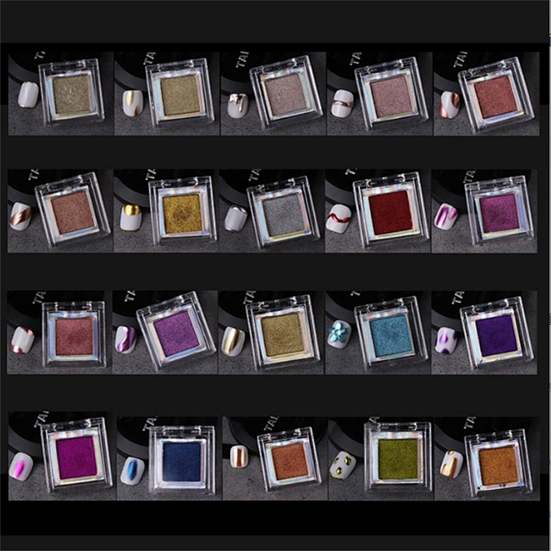 Square Solid Mirror Powder